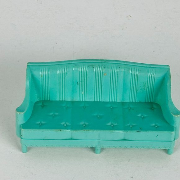 Pretend Play Dollhouse Playset Miniature Toy Couch - Picture 1 of 8